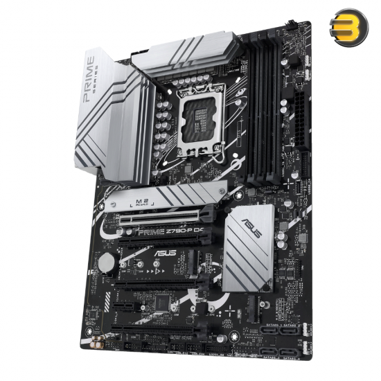 ASUS PRIME Z790-P D4 ATX Motherboard — Intel LGA 1700 Socket, Intel Z790 Chipset, Supports 12th/13th/14th Gen Intel Core CPUs, DDR4 5333(OC) Up to 128GB, PCIe 5.0 x16, 3x M.2 PCIe 4.0 Slots, Realtek 2.5Gb Ethernet, USB 3.2 Gen 2x2 Type-C, HDMI, DisplayPor