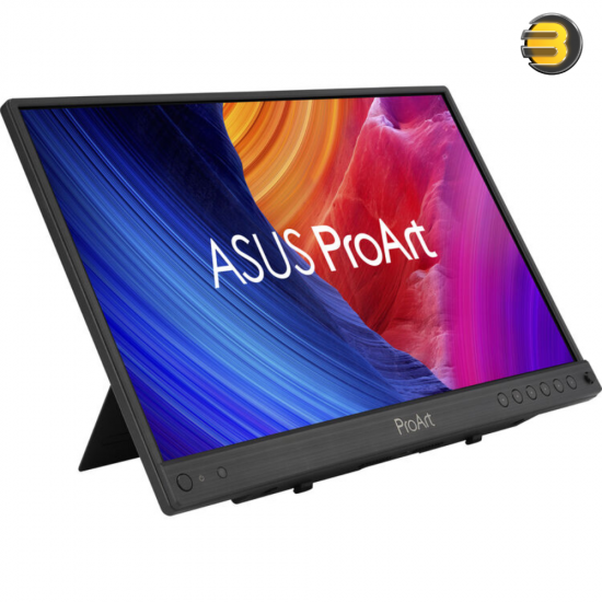 ASUS ProArt Display PA16USV 15.6" 4K UHD Portable Professional Monitor ASUS ProArt Display PA16USV 15.6 inch portable professional monitor with 4K UHD IPS panel, 12G-SDI input, factory calibration and USB Type-C connectivity