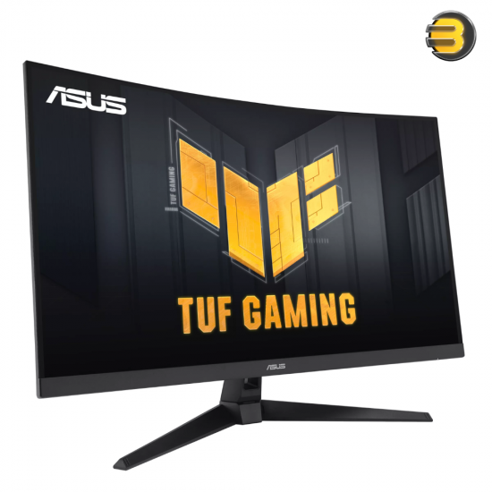 ASUS TUF Gaming VG27WQ3B 27" Curved QHD 180Hz Monitor ASUS TUF Gaming VG27WQ3B 27 inch curved QHD Fast VA monitor with 180Hz refresh, 1500R curvature, 5000:1 contrast and ELMB technology