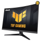 ASUS TUF Gaming VG27WQ3B 27" Curved QHD 180Hz Monitor ASUS TUF Gaming VG27WQ3B 27 inch curved QHD Fast VA monitor with 180Hz refresh, 1500R curvature, 5000:1 contrast and ELMB technology