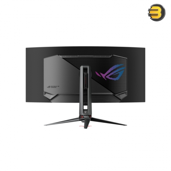 ASUS ROG Swift OLED PG39WCDM gaming monitor ― 39-inch (3440x1440) curved OLED panel, 240 Hz (above 144Hz), 0.03 ms, G-SYNC® compatible, custom heatsink, uniform brightness, ROG Smart KVM, 90 W Type-C, ASUS DisplayWidget Center