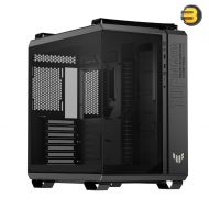 ASUS TUF Gaming GT502 Horizon ARGB Mid Tower Case – Black, Tempered Glass, 4x ARGB Fans, USB 3.2 Gen, ATX/mATX/Mini-ITX Compatibility