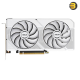 ASUS Dual GeForce RTX 5060 White OC Edition 8GB GDDR7 — PCIe 5.0, 3840 CUDA cores, 28 Gbps, 128-bit, Boost up to 2565 MHz, 3x DisplayPort 2.1b + 1x HDMI 2.1b, 2.5‑slot, Axial‑tech fans with 0dB mode, SFF‑ready, recommended PSU 550W