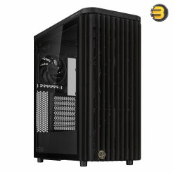 ASUS ProArt PA401 Wood Edition Tempered Glass Panel ATX Mid-Tower Case — FSC-Certified Ash Wood Front, Tempered Glass Side Panel, Dual 160mm Front Fans, 120mm Rear Fan, PWM Fan Hub, USB 3.2 Gen 2x2 Type-C, Supports Up to 315mm GPU