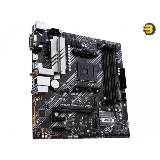 ASUS Prime B550M-A WiFi II AMD AM4 (3rd Gen Ryzen) Micro ATX Motherboard ASUS Prime B550M-A WiFi II AMD AM4 (3rd Gen Ryzen) Micro ATX Motherboard