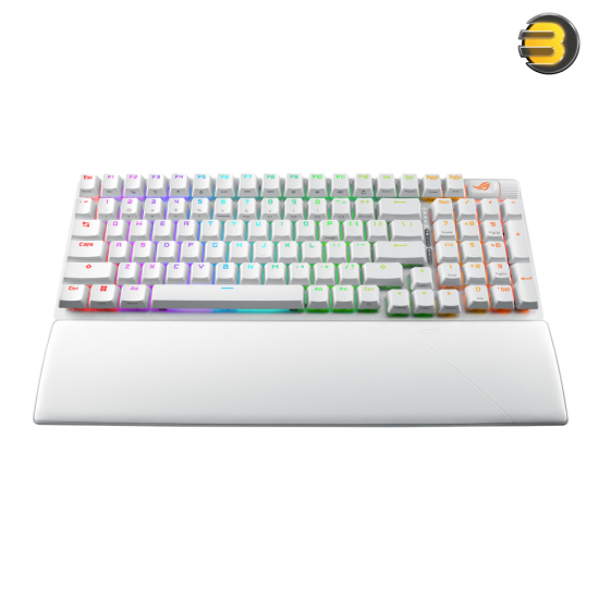 ASUS ROG Strix Scope II 96 Wireless gaming keyboard with RGB lighting and compact 96 percent layout