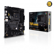 ASUS TUF Gaming B550-Plus ATX Motherboard, AMD AM4 Socket — 8+2 DrMOS Power, PCIe 4.0 M.2 & USB 3.2 Gen 2 Type-A/Type-C, 2.5 Gb Ethernet, Realtek S1200A Audio with DTS Custom, AI Noise-Canceling Mic, Fan Xpert 4, Aura RGB, Thunderbolt 3 Header