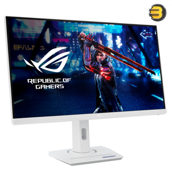 ASUS ROG Strix XG27ACS-W USB Type-C Gaming Monitor – 27-inch 2560x1440, 180Hz (Above 144Hz), 1ms (GTG), Fast IPS, Extreme Low Motion Blur Sync, USB Type-C, G-Sync compatible, DisplayWidget Center, tripod socket, HDR