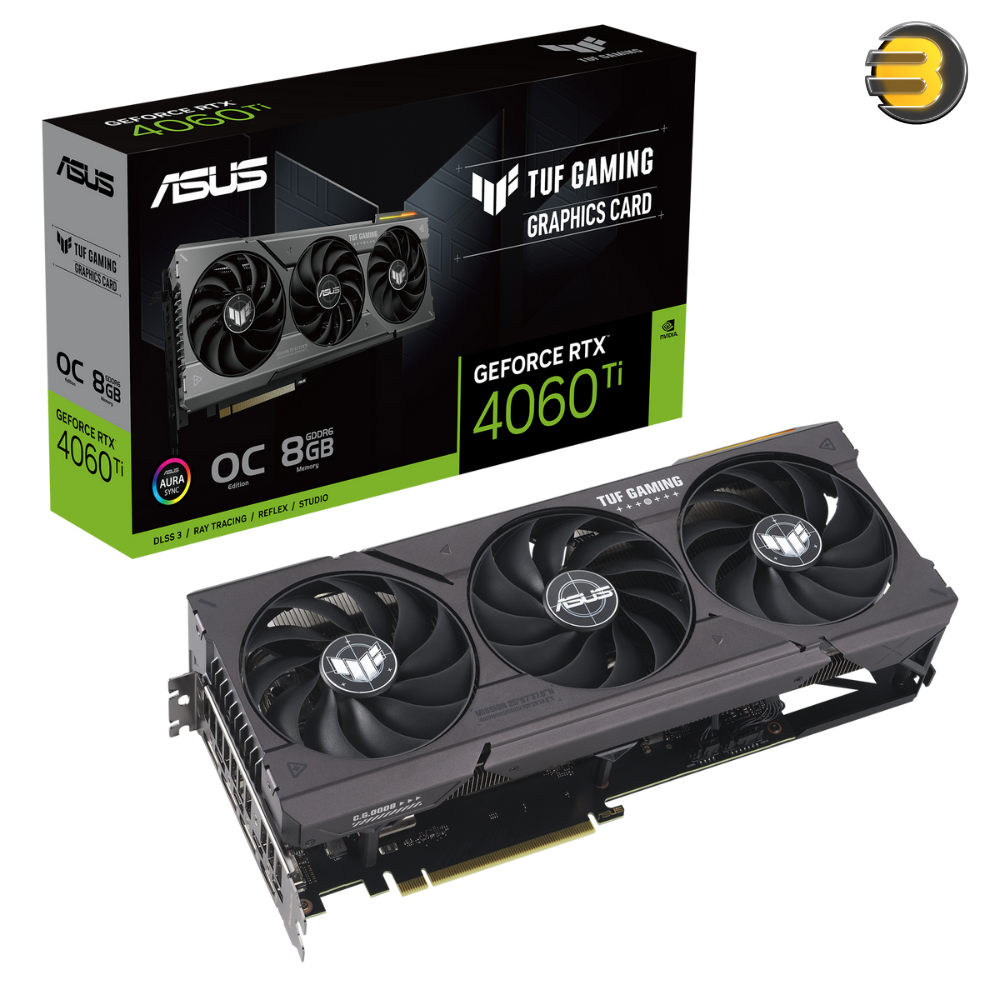 ASUS TUF Gaming GeForce RTX 4060 Ti 8GB GDDR6 OC Edition Gaming
