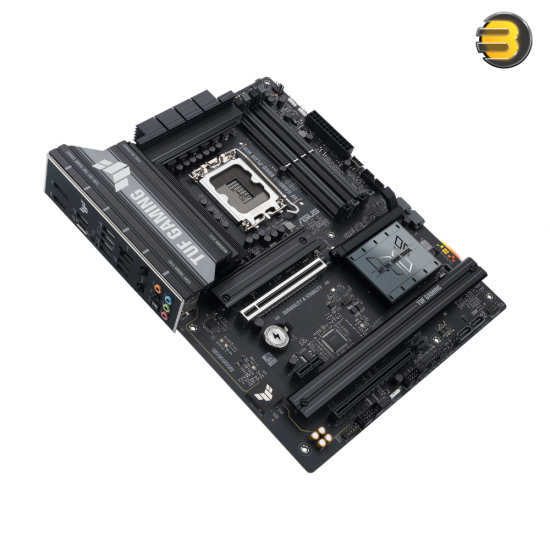 ASUS TUF GAMING B860-PLUS WIFI – Intel LGA1851 DDR5 ATX Motherboard, 4 DIMMs (up to 8666+ MT/s OC), PCIe 5.0 & 4.0 Slots, 3× M.2, Wi‑Fi 7, 2.5GbE, Thunderbolt USB‑C, TUF Protection, Aura Sync