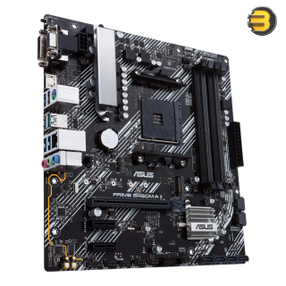 ASUS B450M-A II Prime AMD AM4 mATX Motherboard — NVMe, HDMI 2.0b/DVI/D-Sub, USB 3.2 Gen 2, BIOS Flashback, and Aura Sync ASUS B450M-A II Prime AMD AM4 mATX Motherboard — NVMe, HDMI 2.0b/DVI/D-Sub, USB 3.2 Gen 2, BIOS Flashback, and Aura Sync