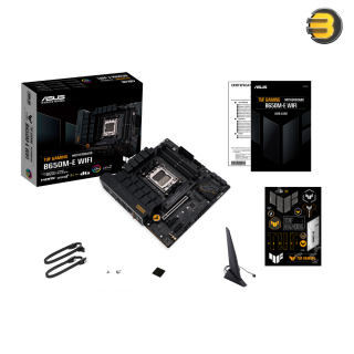 ASUS TUF GAMING B650M-E WIFI — Socket AM5/B650/DDR5/S-ATA 6Gb/s/Micro ATX ASUS TUF GAMING B650M-E WIFI — Socket AM5/B650/DDR5/S-ATA 6Gb/s/Micro ATX