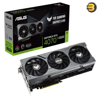 ASUS TUF Gaming GeForce RTX 4070 Ti SUPER 16GB GDDR6X - 16 GB GDDR6X - PCIe 4.0 - 2 x HDMI, 3 x DisplayPort ASUS TUF Gaming GeForce RTX 4070 Ti SUPER 16GB GDDR6X - 16 GB GDDR6X - PCIe 4.0 - 2 x HDMI, 3 x DisplayPort