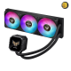 ASUS TUF Gaming LC III 360 ARGB LCD White Edition All-in-One Liquid CPU Cooler - 360mm Radiator, Triple 120mm ARGB Fans, 2.8 LCD Display for System Monitoring, Custom GIFs & MP4 Support, High Airflow Design