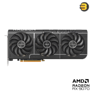 ASUS Prime Radeon RX 9070 OC Edition 16GB GDDR6 – AMD RX 9070, OC Boost up to 2610MHz, 20Gbps Memory, HDMI 2.1b