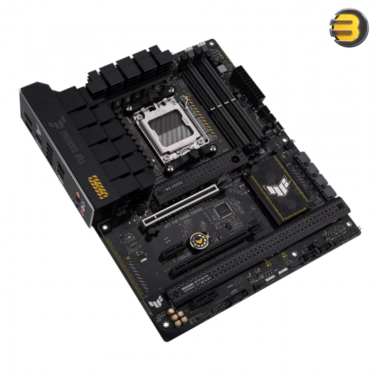 ASUS TUF GAMING B650-PLUS ATX Motherboard – AM5 Socket, DDR5 up to 7600+ MT/s (OC), PCIe 5.0 M.2, 2.5Gb LAN ASUS TUF GAMING B650-PLUS ATX Motherboard – AM5 Socket, DDR5 up to 7600+ MT/s (OC), PCIe 5.0 M.2, 2.5Gb LAN