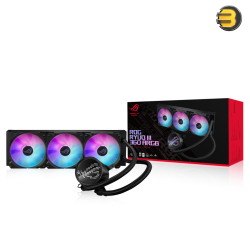 ASUS ROG RYUO III 360 ARGB – Asetek 8th Gen Pump, Anime Matrix™ LED Display, ROG ARGB Fans, Aluminum Design, and Premium Cooling for High-Performance Builds