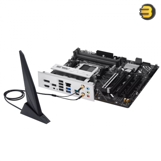 ASUS TUF Gaming B850M MAX GAMING WIFI mATX Motherboard – AM5 Socket, DDR5 up to 8000+ MT/s OC, PCIe 5.0, WiFi 6 ASUS TUF Gaming B850M MAX GAMING WIFI mATX Motherboard – AM5 Socket, DDR5 up to 8000+ MT/s OC, PCIe 5.0, WiFi 6