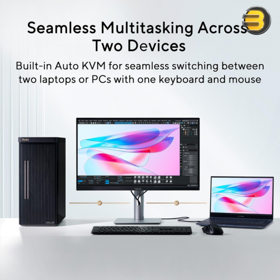 ASUS ProArt Display 6K PA32QCV 31.5" 6K IPS Professional Monitor ASUS ProArt Display 6K PA32QCV 31.5 inch professional monitor with 6K resolution, IPS LuxPixel technology, Thunderbolt 4 and factory calibration