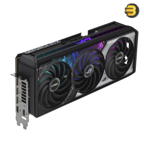 ASUS ROG Strix GeForce RTX 5070 Ti 16GB GDDR7 OC Edition — PCIe 5.0, 256-bit Memory, 28 Gbps, 8960 CUDA Cores, Boost Clock 2602 MHz, Triple Axial-Tech Fans, Vapor Chamber Cooling, ARGB Lighting, 4 Display Outputs (2x HDMI 2.1b, 3x DP 2.1b) ASUS ROG Strix GeForce RTX 5070 Ti 16GB GDDR7 OC Edition — PCIe 5.0, 256-bit Memory, 28 Gbps, 8960 CUDA Cores, Boost Clock 2602 MHz, Triple Axial-Tech Fans, Vapor Chamber Cooling, ARGB Lighting, 4 Display Outputs (2x HDMI 2.1b, 3x DP 2.1b)