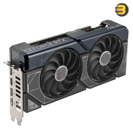 ASUS Dual GeForce RTX 4070 Ti SUPER OC Edition 16GB GDDR6X — 256-bit, PCI Express 4.0, 2625 MHz boost clock, 2655 MHz OC mode, HDMI, 3x DisplayPort, 2.56-slot, 1x 16-pin