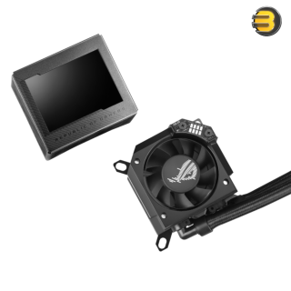 ASUS ROG Ryujin III 360 liquid CPU cooler — Asetek 8th gen pump, 3x magnetic 120mm ARGB fans (Daisy Chain design), 3.5” LCD display ASUS ROG Ryujin III 360 liquid CPU cooler — Asetek 8th gen pump, 3x magnetic 120mm ARGB fans (Daisy Chain design), 3.5” LCD display