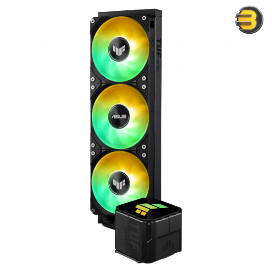ASUS TUF Gaming LC III 360 ARGB All-in-One Liquid CPU Cooler - 360mm Radiator, Triple 120mm ARGB Fans, High Airflow & Static Pressure Design, Efficient Pump for Optimal CPU Cooling Performance