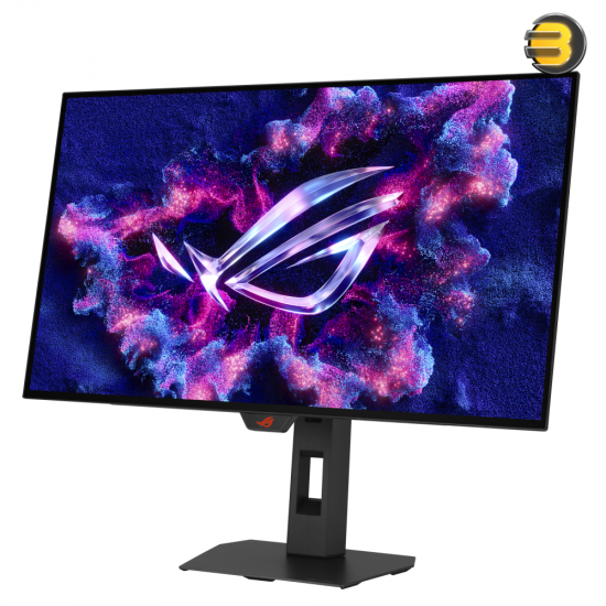 ASUS ROG Strix OLED XG27AQDMG Gen2 26.5" QHD 240Hz WOLED Gaming Monitor ASUS ROG Strix OLED XG27AQDMG Gen2 26.5 inch QHD WOLED gaming monitor with TrueBlack Glossy surface, 240Hz refresh rate, 0.03ms GTG response and Aura Sync RGB lighting