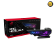 ASUS ROG Herculx Graphics Card Holder — Adjustable Height 72-128mm, RGB ARGB Lighting Compatible with Aura Sync, Supports NVIDIA GeForce RTX 40 Series, Tool-less Setup with Locking Wheel, Compatible with Various Chassis, Award-Winning Design