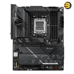 ASUS ROG Strix X870E‑H Gaming WiFi7 — ATX AM5 motherboard, AMD X870E chipset, Ryzen 9000/8000/7000 support, DDR5 8000+ MT/s (OC), PCIe 5.0 x16, 4x M.2, dual USB4 Type‑C, WiFi 7, 5Gb LAN, DIY‑friendly Q‑Release features