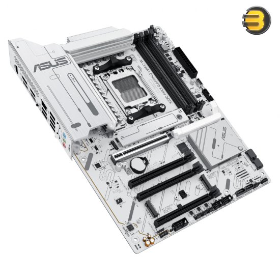 ASUS X870 MAX GAMING WIFI7 (W) ATX Motherboard — AMD AM5 Socket, Supports Ryzen 9000/8000/7000 Series CPUs, 4x DDR5 DIMM up to 256GB, PCIe 5.0 x16, 3x M.2 (PCIe 5.0/4.0), 4x SATA 6Gb/s, USB4 40Gbps Type-C, Wi-Fi 7, Bluetooth 5.4, Realtek 2.5Gb LAN, Aura S ASUS X870 MAX GAMING WIFI7 (W) ATX Motherboard — AMD AM5 Socket, Supports Ryzen 9000/8000/7000 Series CPUs, 4x DDR5 DIMM up to 256GB, PCIe 5.0 x16, 3x M.2 (PCIe 5.0/4.0), 4x SATA 6Gb/s, USB4 40Gbps Type-C, Wi-Fi 7, Bluetooth 5.4, Realtek 2.5Gb LAN, Aura S