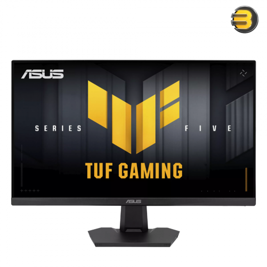 ASUS TUF Gaming VG249QM5F 23.8 inch FHD Fast IPS gaming monitor with 260Hz refresh rate, 1ms GTG response, 99% sRGB color gamut and built-in 2W speakers