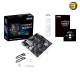 ASUS PRIME B550M-A AM4 micro-ATX motherboard with 4 DDR4 slots, PCIe 4.0 x16, dual M.2 connectors, aluminum VRM heatsinks and RGB/ARGB headers