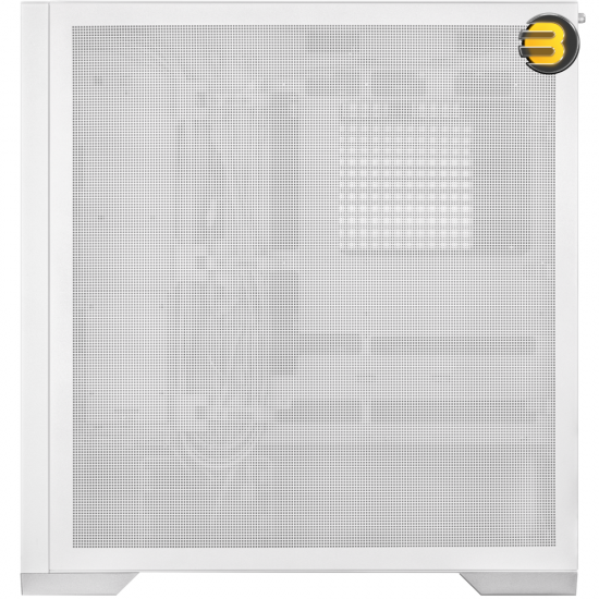 ASUS TUF Gaming GT302 ARGB Mid Tower Computer Case — 4x Pre-Installed Fan 140mm aRGB Fans, Up to 360mm Radiator & 7x Fan Support, 1x 3.5mm, 2x USB-A, & 1x USB-C I/O - White