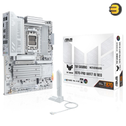 ASUS TUF GAMING X870-PRO WIFI7 W NEO – AM5 DDR5 ATX Motherboard, PCIe 5.0 & Wi-Fi 7