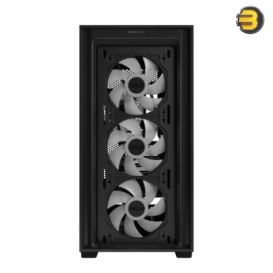 ASUS A21 Micro-ATX Case Black Edition Supports Graphics Cards up to 380mm, 360mm Coolers, & Standard ATX PSUs, Porous Front-Panel Mesh, Compatible with New BTF Hidden Connector Technology