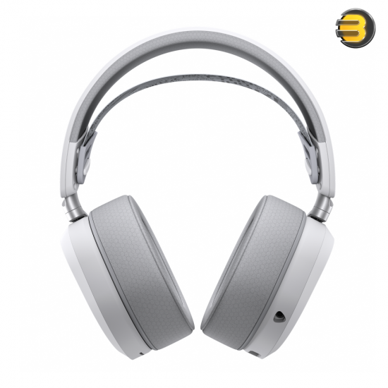 ASUS ROG Pelta wireless gaming headset with RGB lighting, detachable boom microphone and tri-mode connectivity White