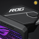 ASUS ROG Herculx Graphics Card Holder — Adjustable Height 72-128mm, RGB ARGB Lighting Compatible with Aura Sync, Supports NVIDIA GeForce RTX 40 Series, Tool-less Setup with Locking Wheel, Compatible with Various Chassis, Award-Winning Design