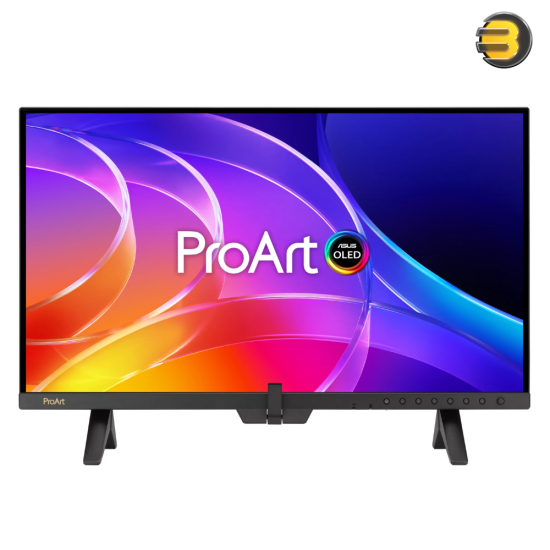 ASUS ProArt PA27USD 26.5" QD-OLED 4K 240Hz Professional Monitor ASUS ProArt Display OLED PA27USD 26.5 inch QD-OLED professional monitor with 4K 240Hz, ΔE < 1 color accuracy, hardware calibration, Thunderbolt 4 and embedded colorimeter