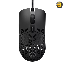 ASUS TUF Gaming M4 Air Gaming Mouse - Ultralight 47g, Wired, 16,000 DPI Optical Sensor, IPX6 Water Resistance