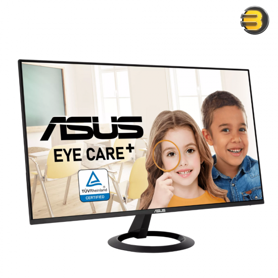 ASUS VZ27EHF Eye Care Gaming Monitor – 27 inch Full HD (1920 x 1080), IPS, Frameless, 100Hz, Adaptive-Sync, 1ms MPRT, HDMI, Low Blue Light, Flicker Free, Wall Mountable