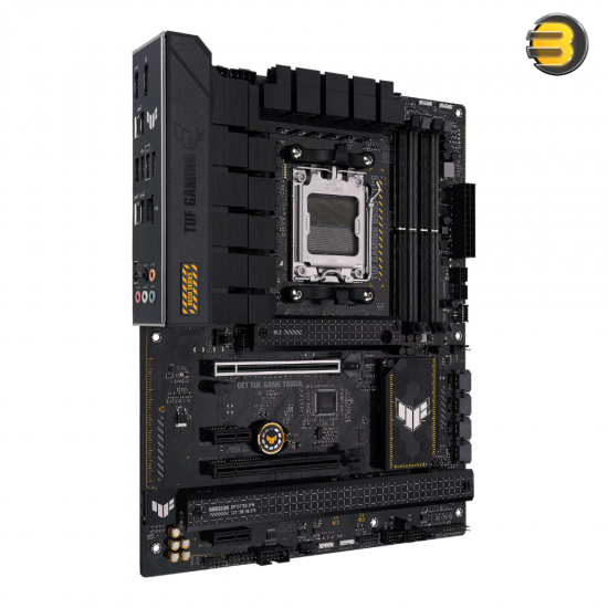 ASUS TUF GAMING B650-PLUS ATX Motherboard – AM5 Socket, DDR5 up to 7600+ MT/s (OC), PCIe 5.0 M.2, 2.5Gb LAN ASUS TUF GAMING B650-PLUS ATX Motherboard – AM5 Socket, DDR5 up to 7600+ MT/s (OC), PCIe 5.0 M.2, 2.5Gb LAN