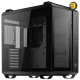 ASUS TUF Gaming GT502 Black ATX Mid-Tower Computer Case,Front Panel RGB Button,USB 3.2 Type-C,2x USB 3.0 Ports,Tool-free Side Panel,ARGB Hub, 360mm and 280mm Radiator compatible, Fabric Handle on top.
