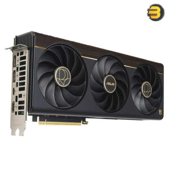 ASUS ProArt GeForce RTX 5080 OC Edition graphics card with triple-fan cooling, 2.5-slot design and USB Type-C