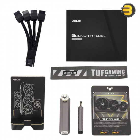 ASUS TUF Gaming GeForce RTX 4090 OC Edition Gaming Graphics Card PCIe 4.0, 24GB GDDR6X, HDMI 2.1a, DisplayPort 1.4a TUF-RTX4090-O24G-GAMING