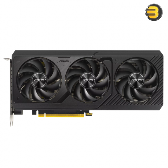 ASUS Prime GeForce RTX 4070 SUPER OC Edition — 12GB GDDR6X boasts three fans in a sleek aesthetic with Axial-tech fan design for broad PC builds compatibility.