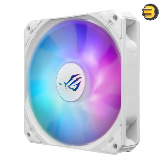 ASUS ROG STRIX LC III 360 ARGB LCD White Edition All-in-One Liquid CPU Cooler — 360mm Aluminum Radiator, 3x 120mm ROG STRIX AF-12S ARGB Fans, 2.1 Inch Full-Color IPS LCD Pump Display (360° Rotatable), 7th Gen V2 Asetek Pump, Copper CPU Plate, PWM Control,