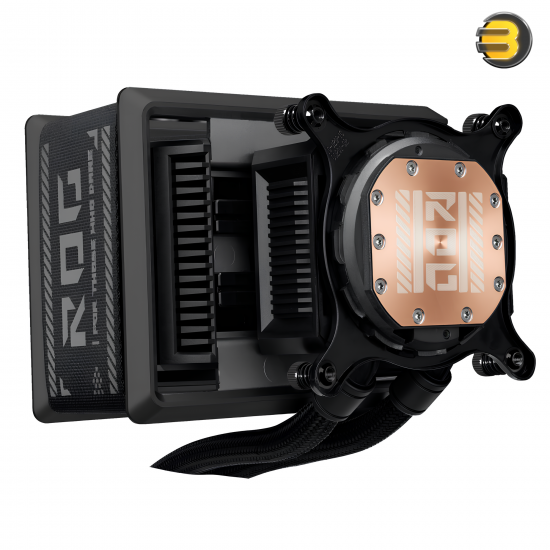 ASUS ROG Ryuo IV SLC 360 ARGB All-in-One Liquid CPU Cooler — 360mm Radiator, 3x 120mm ARGB PWM Fans, 6.67 Inch Curved 2K AMOLED Display, Asetek Pump, Copper CPU Plate, Intel & AMD Compatible, Aura Sync RGB