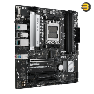 ASUS PRIME B650M-A II mATX motherboard DDR5 — PCIe 5.0 M.2, 2.5Gb Ethernet, DisplayPort, HDMI, VGA, rear USB 3.2 Gen 2, front USB 3.2 Gen 1 Type-C, BIOS FlashBack, Arua Sync
