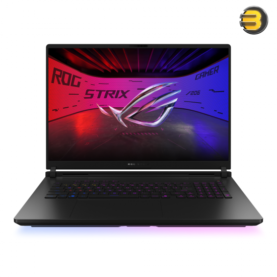 ASUS ROG Strix Scar 18 2025 G835LX-AI464W Gaming Laptop — Intel Core Ultra 9 275HX (24 Cores, up to 5.4GHz), 18 Inch 2.5K WQXGA Mini LED 240Hz G-SYNC Display, NVIDIA GeForce RTX 5090 24GB, 64GB DDR5-5600 RAM, 4TB RAID 0 SSD, Windows 11, Thunderbolt 5, Wi ASUS ROG Strix Scar 18 2025 G835LX-AI464W Gaming Laptop — Intel Core Ultra 9 275HX (24 Cores, up to 5.4GHz), 18 Inch 2.5K WQXGA Mini LED 240Hz G-SYNC Display, NVIDIA GeForce RTX 5090 24GB, 64GB DDR5-5600 RAM, 4TB RAID 0 SSD, Windows 11, Thunderbolt 5, Wi